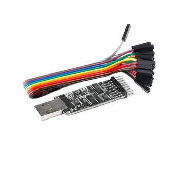 (10-в-1) Последовательный порт USB CH340 CP2102 для TTL / RS485 / RS232 Полностью поддерживает связь друг с другом.