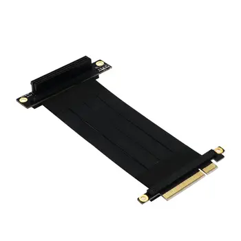 20 см Высокоскоростной ПК PCI Express 8X Соединительный Кабель Riser Card PCI-E 8X Гибкий кабель-удлинитель Порта Адаптер 90 градусов C26