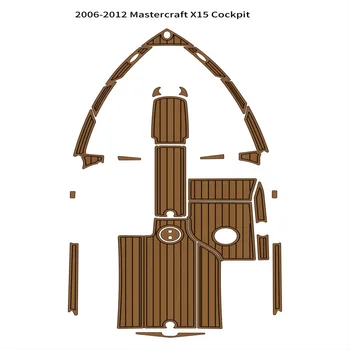 2006-2012 Mastercraft X15 Коврик для кокпита Лодка EVA Пенопласт Из Искусственного Тика Палубный коврик