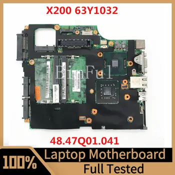48.47Q01.041 Материнская плата для Lenovo X200 63Y1032 Материнская плата ноутбука 07226-4 С P8600 GM45 DDR3 100% Полностью Протестирована, работает хорошо
