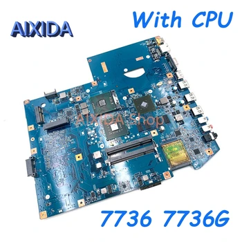AIXIDA JV71-MV MB 09242-1M 48.4FX01.01M MBPJA01002 Материнская плата Для acer aspire 7736 7736g материнская плата ноутбука DDR2 PM45 бесплатный процессор