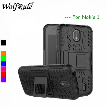 WolfRule Для чехла Nokia 1 Чехол Двухслойная Броня Задняя Крышка СПС Nokia 1 Чехол Для Nokia 1 TA-1047 TA-1060 TA-1079 Fundas 4,5 