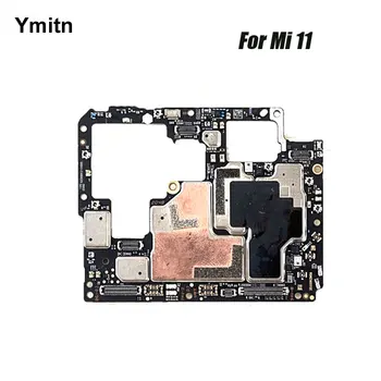 Ymitn Разблокированная Основная Мобильная плата Материнская плата С Чипами И Гибким Кабелем Для Xiaomi 11 Mi11 M11 Mi 11