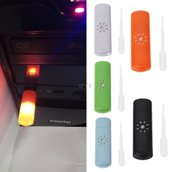Автомобильный Ароматерапевтический диффузор Mini USB, Увлажнитель Воздуха, Эфирное масло, Свежий Домашний Новый Кондиционер