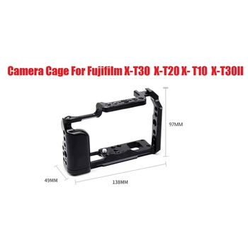 Алюминиевая Клетка для камеры Fujifilm Fuji X-T30 X-T20 X-T10 X-T30II Аксессуары Для защитной клетки Быстроразъемная пластина