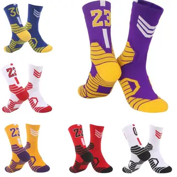 Баскетбольные носки Star Long для мужчин и женщин, Профессиональные Практичные Цифровые Носки, Впитывающие пот, Элитные тренировочные Носки Для мужчин