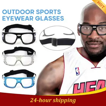 Баскетбольные очки, спортивные защитные очки, Мужские Очки от столкновений, Съемная повязка на голову, Очки для Езды на Велосипеде