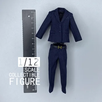 В комплекте 1/12 SodierClothes, Одежда для странствующих Хуацян, Синий костюм, пальто и брюки, рисунок 6 дюймов