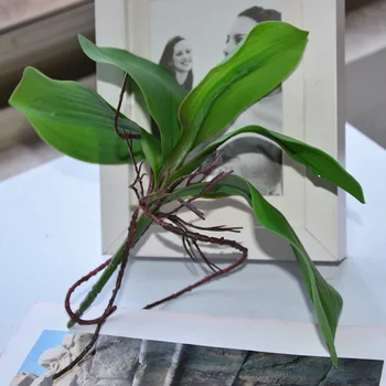 высококачественный искусственный цветок Листья орхидеи Искусственная текстура для склеивания листьев DIY цветочные композиции в горшках