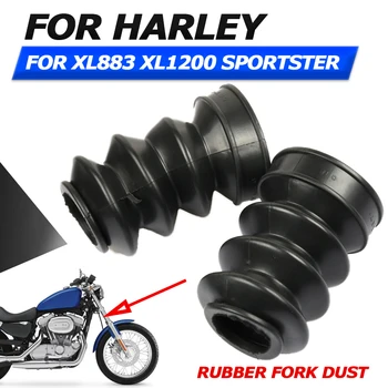 Для Harley XL883 XL1200 Sportster Dyna FX XL 883 1200 Аксессуары Для Мотоциклов Передняя Резиновая Вилка Пылезащитный Чехол Гетры Аллигаторы Сапоги