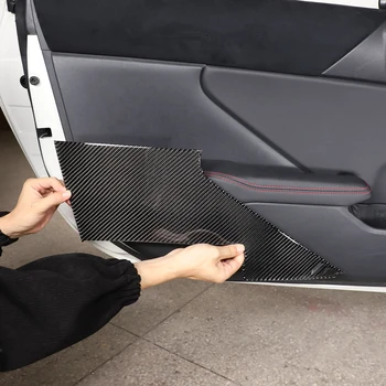 Для Subaru BRZ 2022 Мягкая Внутренняя дверная панель из углеродного Волокна, Декоративная наклейка, Аксессуары для интерьера Автомобиля