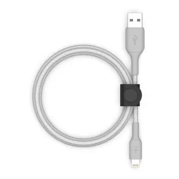 Кабель Lightning с оплеткой BoostCharge - 5 футов - Сертифицированное MFi зарядное устройство для iPhone USB-кабель Lightning - Кабель для iPhone - Зарядное устройство для iPhone