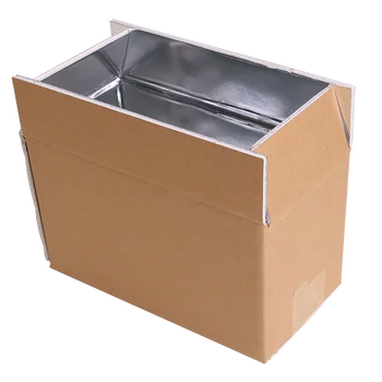Китай Картонная Фабрика Теплоизоляционные Бумажные Коробки Алюминиевая Бумажная коробка для доставки продуктов питания