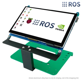 Кронштейн из алюминиевого сплава с 7-дюймовым экраном ROS Robot для стабильной поддержки и защиты от падения для автомобильного сенсорного ЖК-экрана Raspberry Pi/jetson