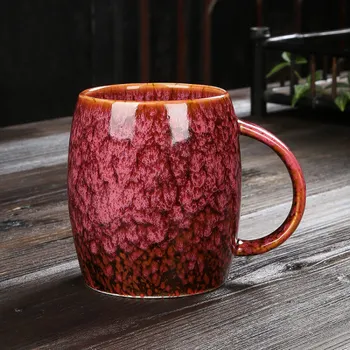 Кружка творческой личности Большая емкость Простая керамическая чашка Пара чашек Кофейная чашка в японском стиле Чашки и кружки