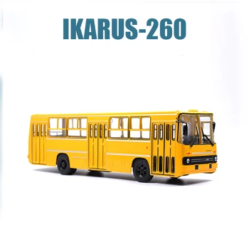 Литой под давлением Российский Большой Легковой Автомобиль IKARUS-260 в Масштабе 1:43 из Сплава Классический Ностальгический Пригородный Автобус MDSB004 Коллекционная Игрушка В Подарок