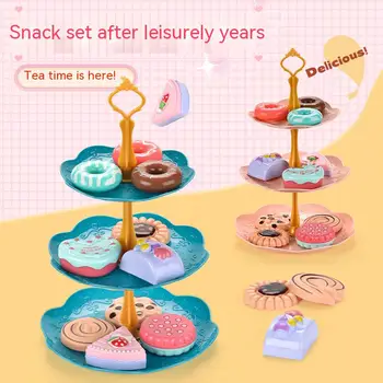 Миниатюрный кукольный домик торт в пончике сладкий кукольный дом кухонные принадлежности игрушки