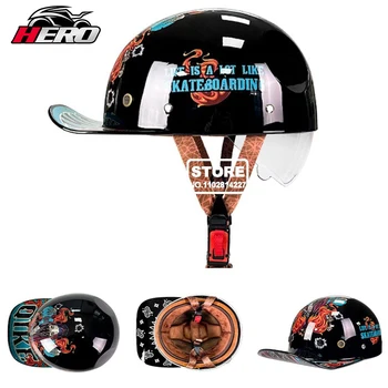 Новый Электрический Велосипедный шлем для верховой езды Весна И лето Удобный Ретро-шлем Для мужчин и женщин Универсальная бейсбольная кепка