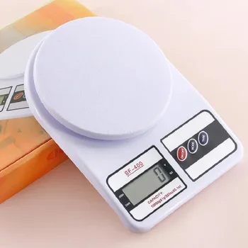 Портативные цифровые весы, светодиодные электронные Весы, Точный Баланс продуктов, измеряющий вес, Кухонные Электронные весы с батареей