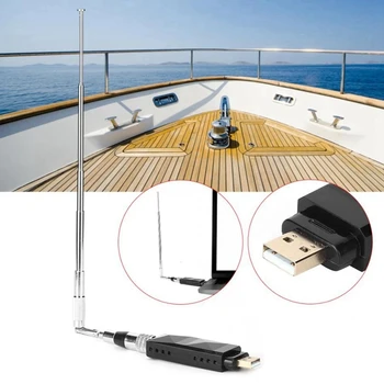 Приемник АИС для морской лодки с USB-выходом AR-10 Для морской лодки Двухканальный ABS + металл