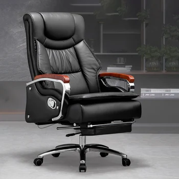 Эргономичный Офисный стул С Выдвижной Опорой для спины, Дизайнерский Вращающийся стул, Черная Мебель для спальни Cadeira Escritorio